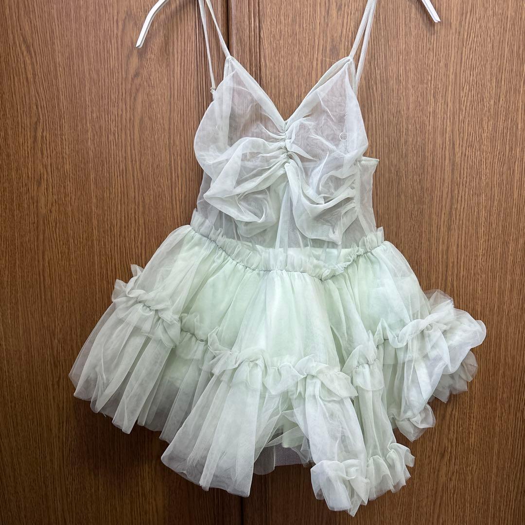 トップス \"Ballerina\" fairy tulle peplum tops