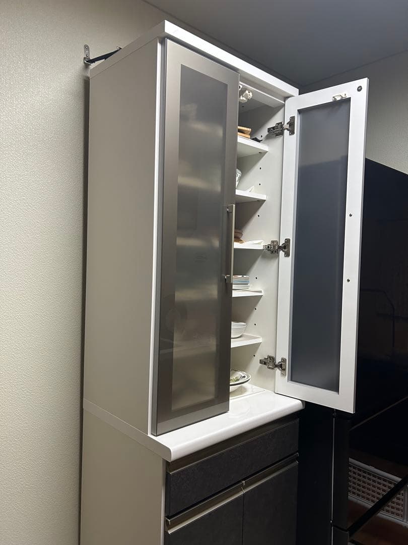 ニトリ　食器棚(ラピス60 クローチェ)