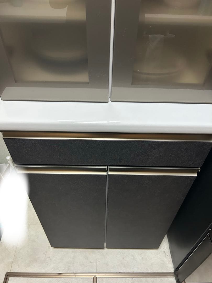 ニトリ　食器棚(ラピス60 クローチェ)