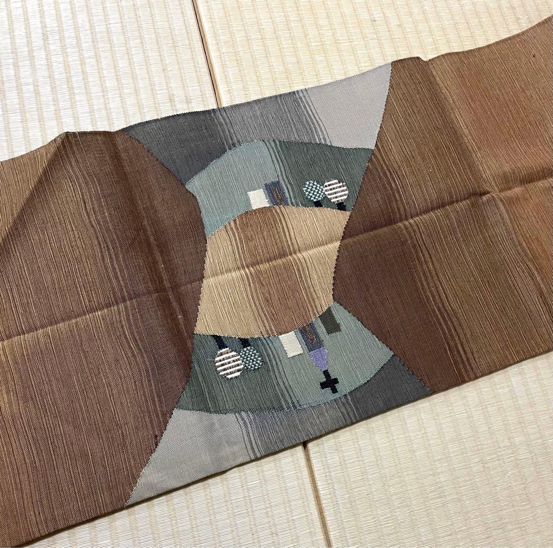 リバーシブル すくい織 教会 袋帯