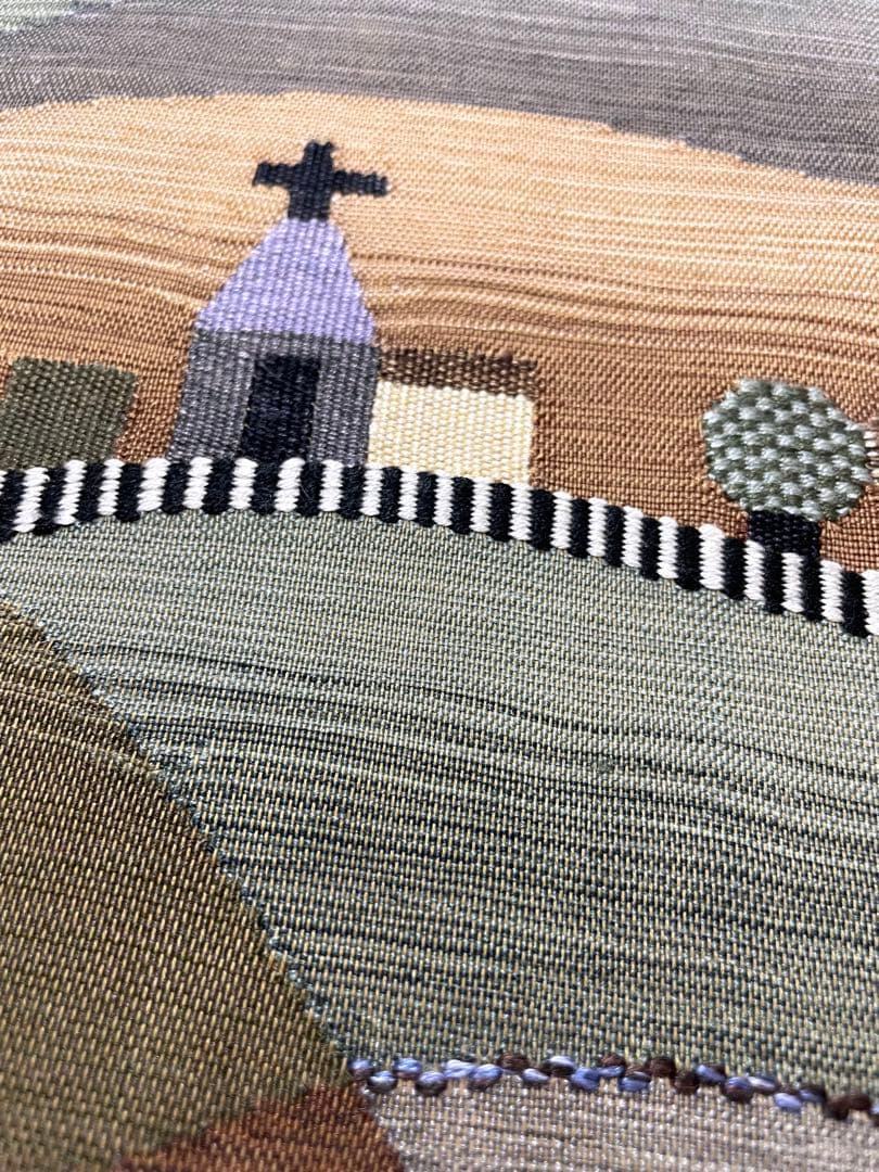 リバーシブル すくい織 教会 袋帯