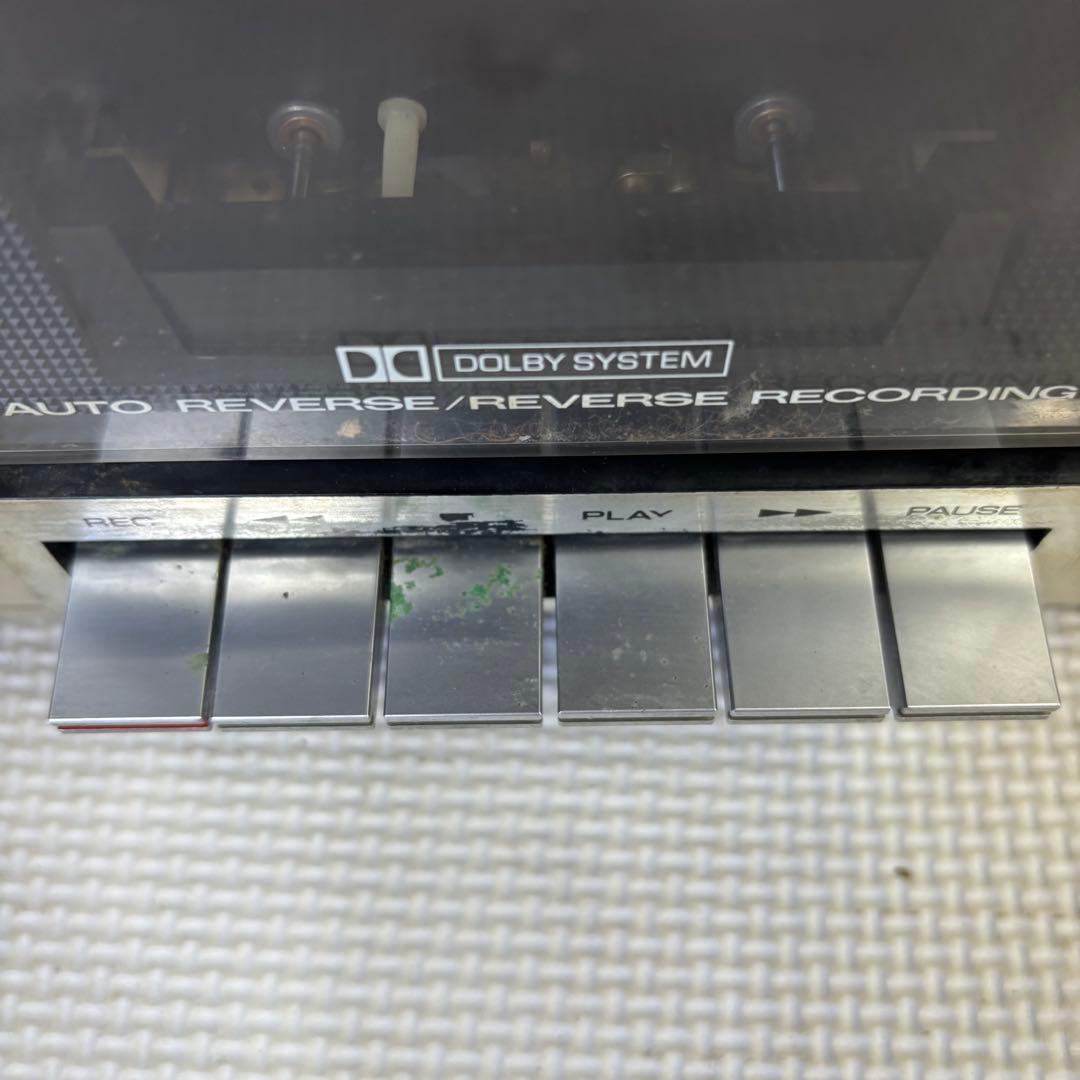 アカイ　CS-732D カセットデッキ　通電のみ