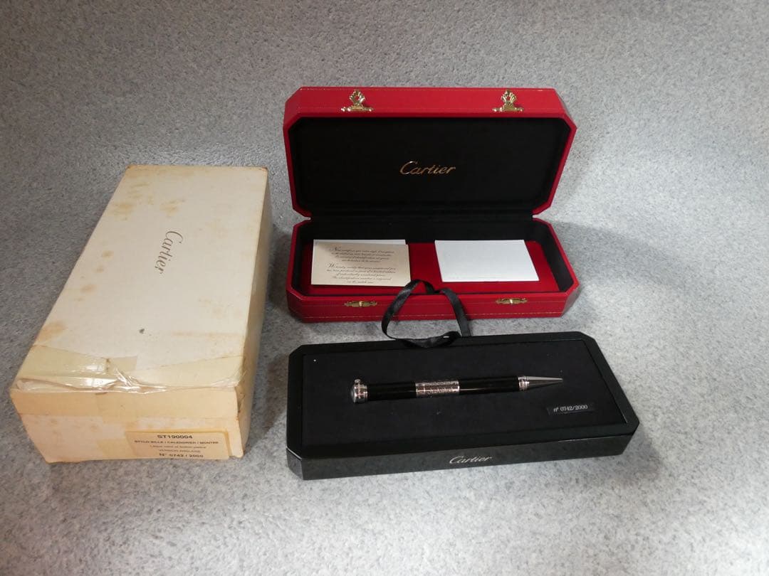 カルティエ 2000年 ミレニアムコレクション カレンダー　ボールペン