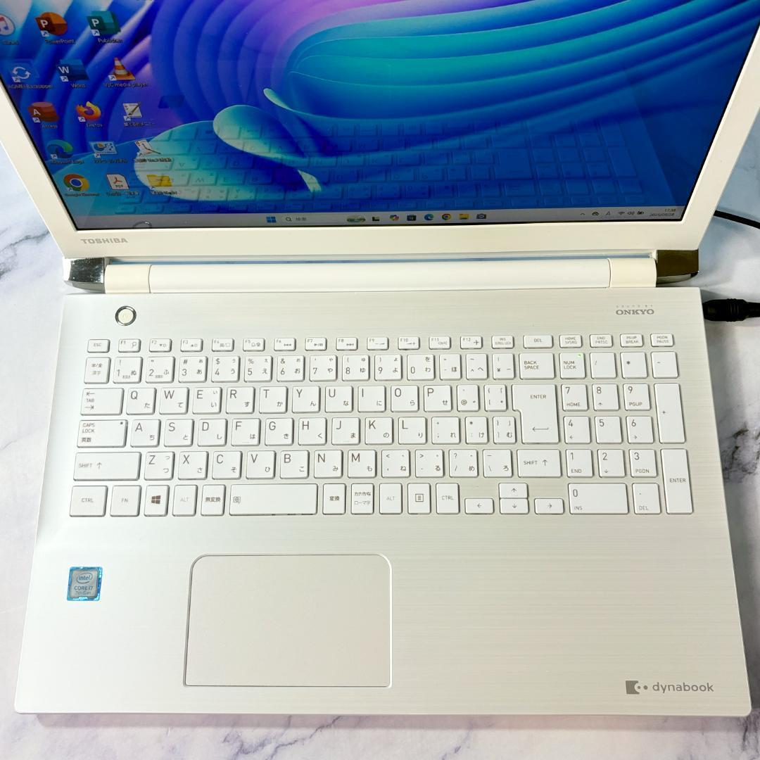 美品☆Corei7・16GB・SSD・ブルーレイ・Win11・ノートパソコン