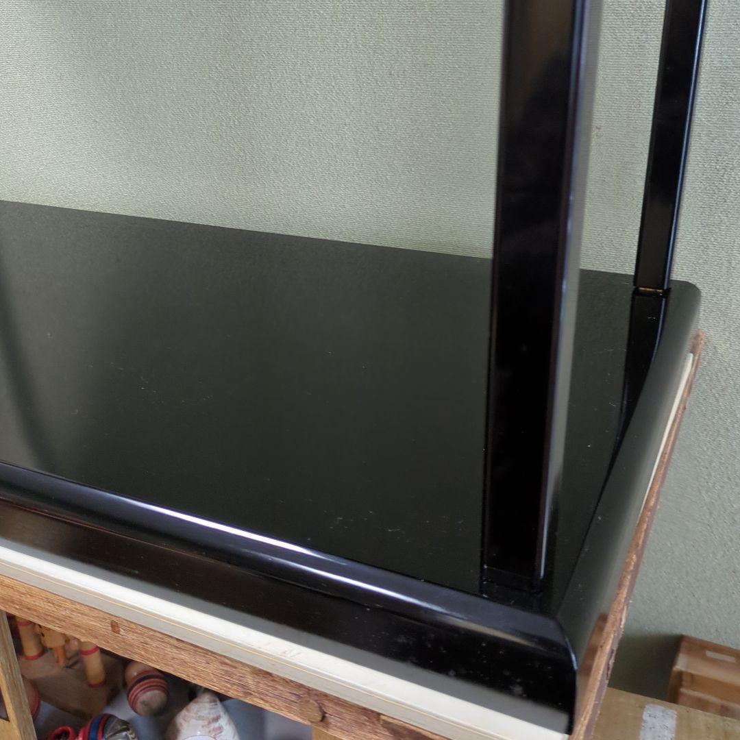 台子　真塗　茶道具　組み立て式　木製　茶道　棚　茶棚　紙箱