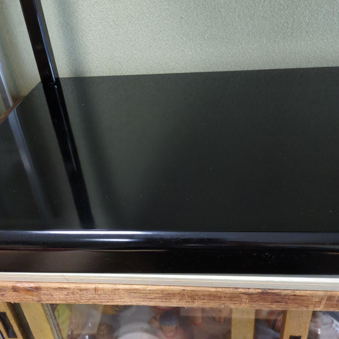 台子　真塗　茶道具　組み立て式　木製　茶道　棚　茶棚　紙箱