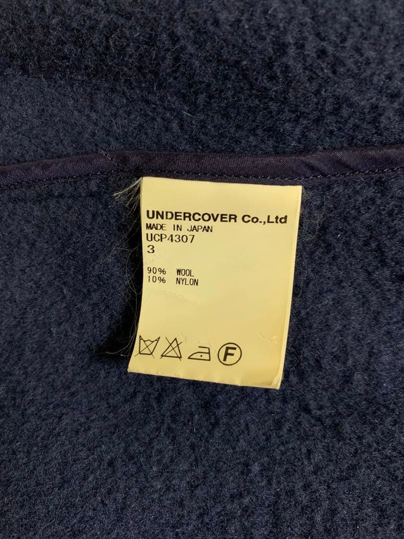 UNDERCOVER 15AW ダッフルコート カットオフ coat
