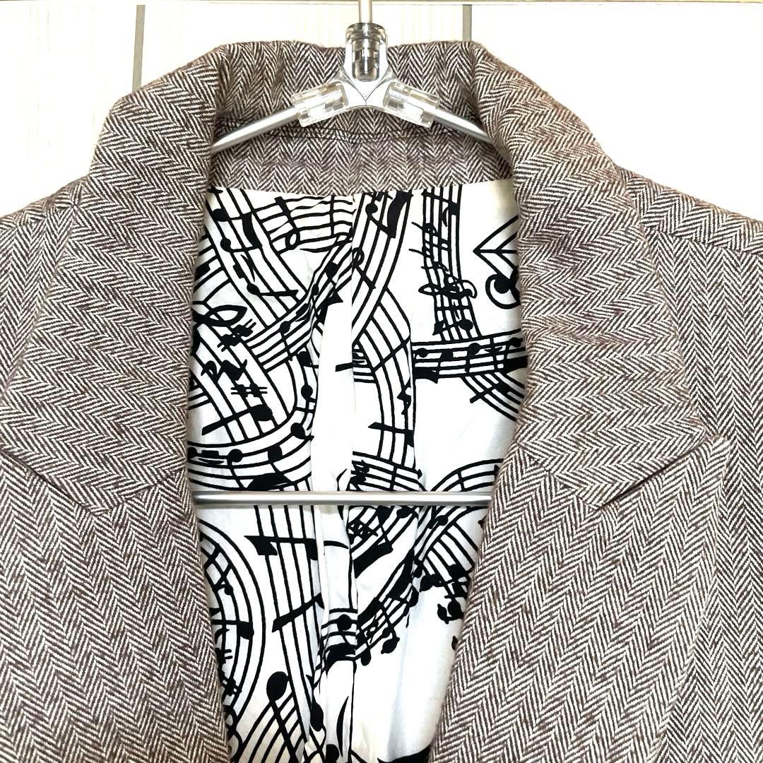 00s Number Nine ボタン テーラーベスト 音符 ナンバーナイン