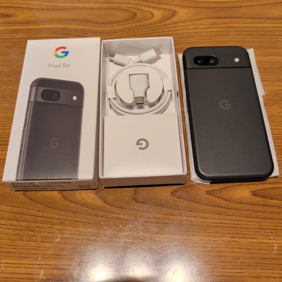 【美品】Google Pixel 8a 本体 オブシディアン