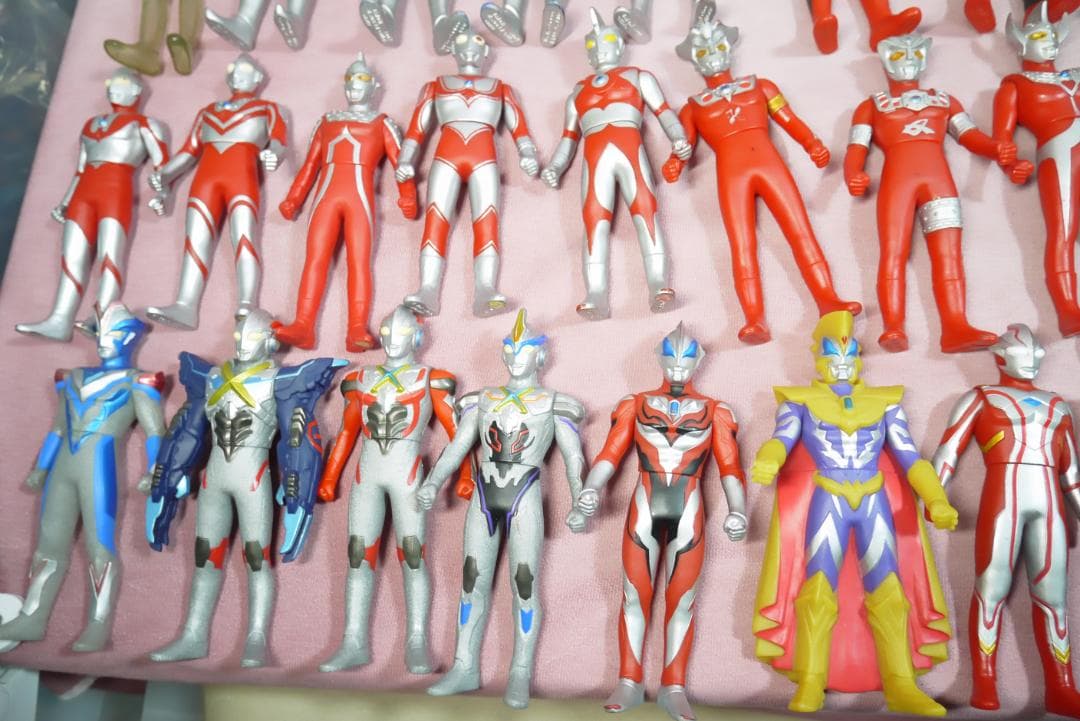 ウルトラヒーローシリーズ800　ウルトラヒーローシリーズ500　ソフビ71体