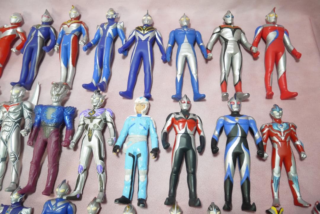 ウルトラヒーローシリーズ800　ウルトラヒーローシリーズ500　ソフビ71体