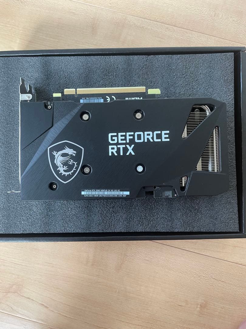 グラフィックボード・グラボ・ビデオカード MSI GeForce RTX 3060 VENTUS 2X XS