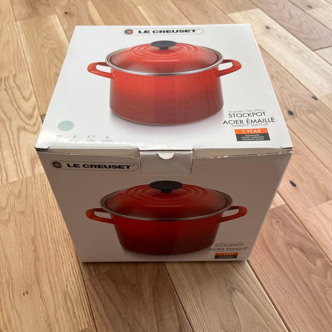 新品未使用　ル・クルーゼ　ストックポッド5.7L 箱付き
