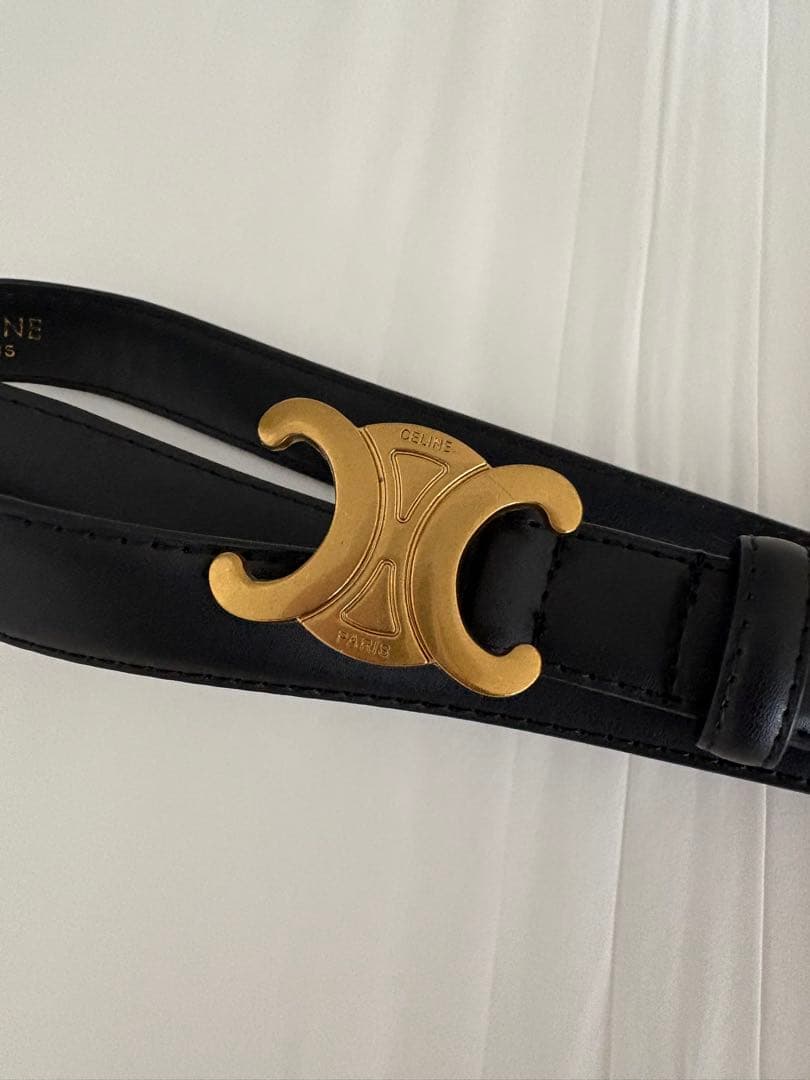 CELINE ブラックベルト