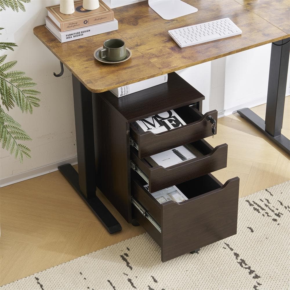 在庫一掃！残り僅か！デスクワゴン サイドワゴン ラック　鍵付き キャスター付き