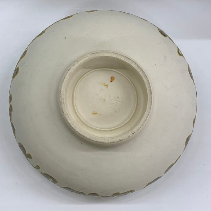 【水盤7】アイボリー高台　　径24㎝