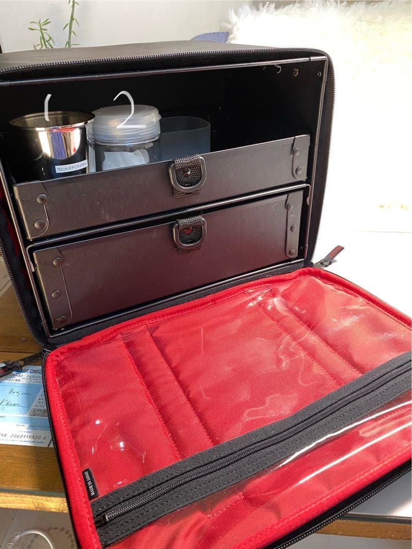 【未使用に近い】tati アートショコラ ワークボックス ネイルバッグ【レア】