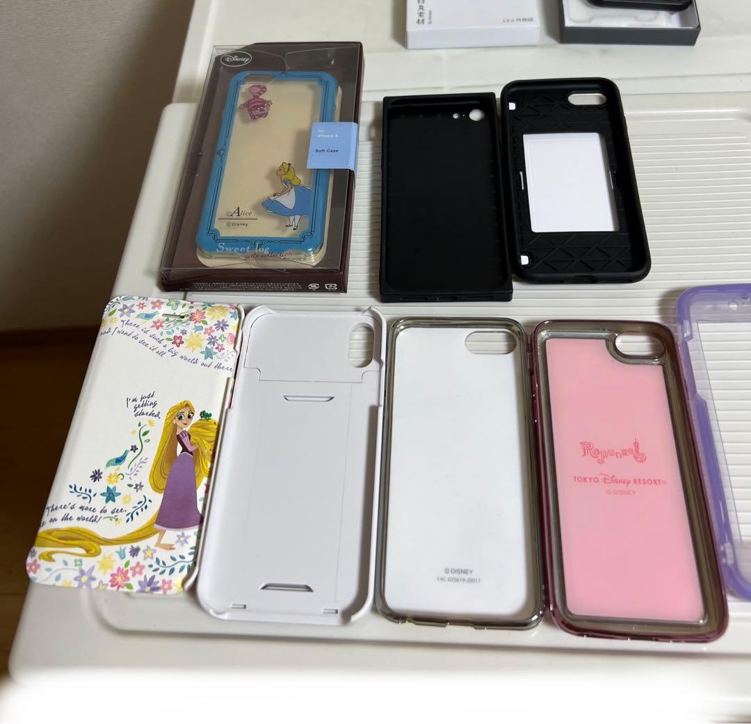 ディズニー、ラプンツェル、ベルのスマホカバー