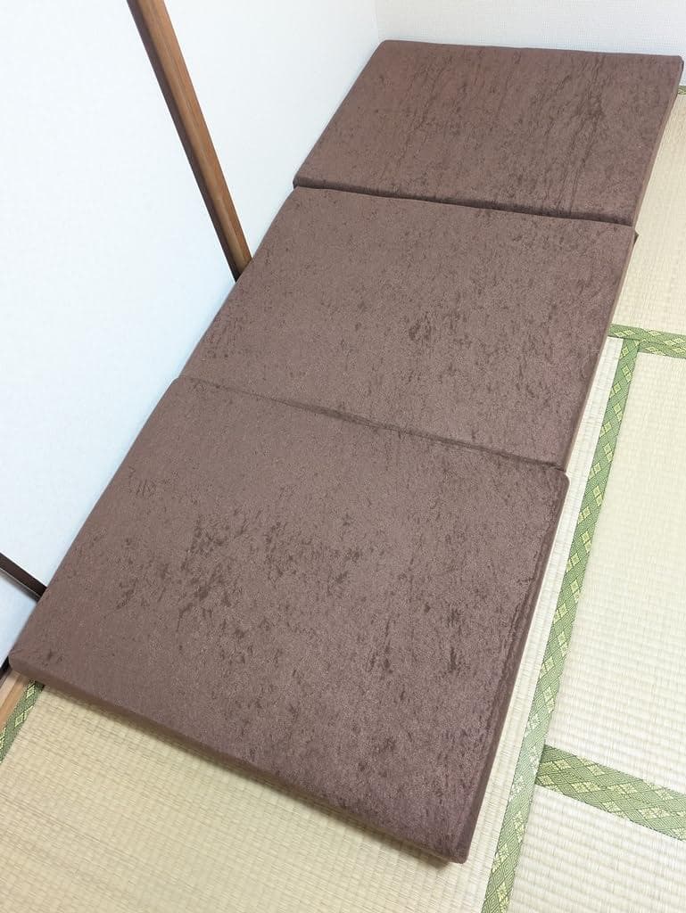 マットレス 高反発 三つ折り 10cm厚 折りたたみ 25D ベッドマッ☆★☆彡