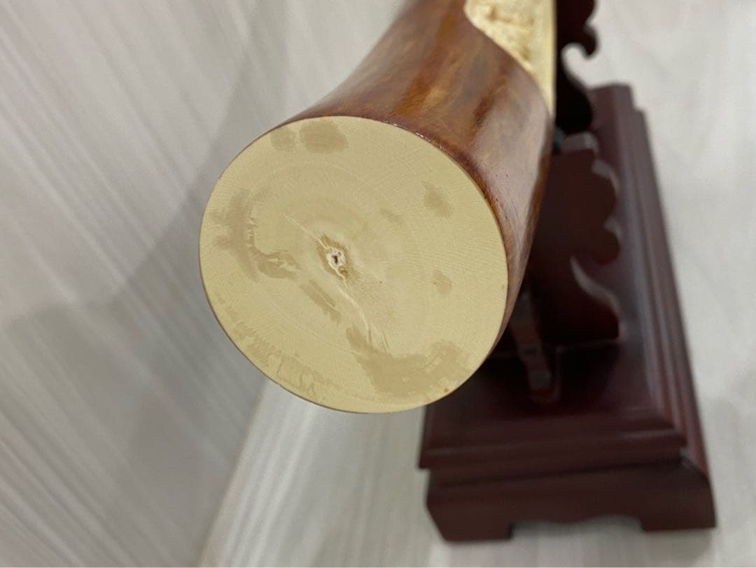 天然マンモス牙美しい手作り彫刻 万事うまく行く 置物飾り