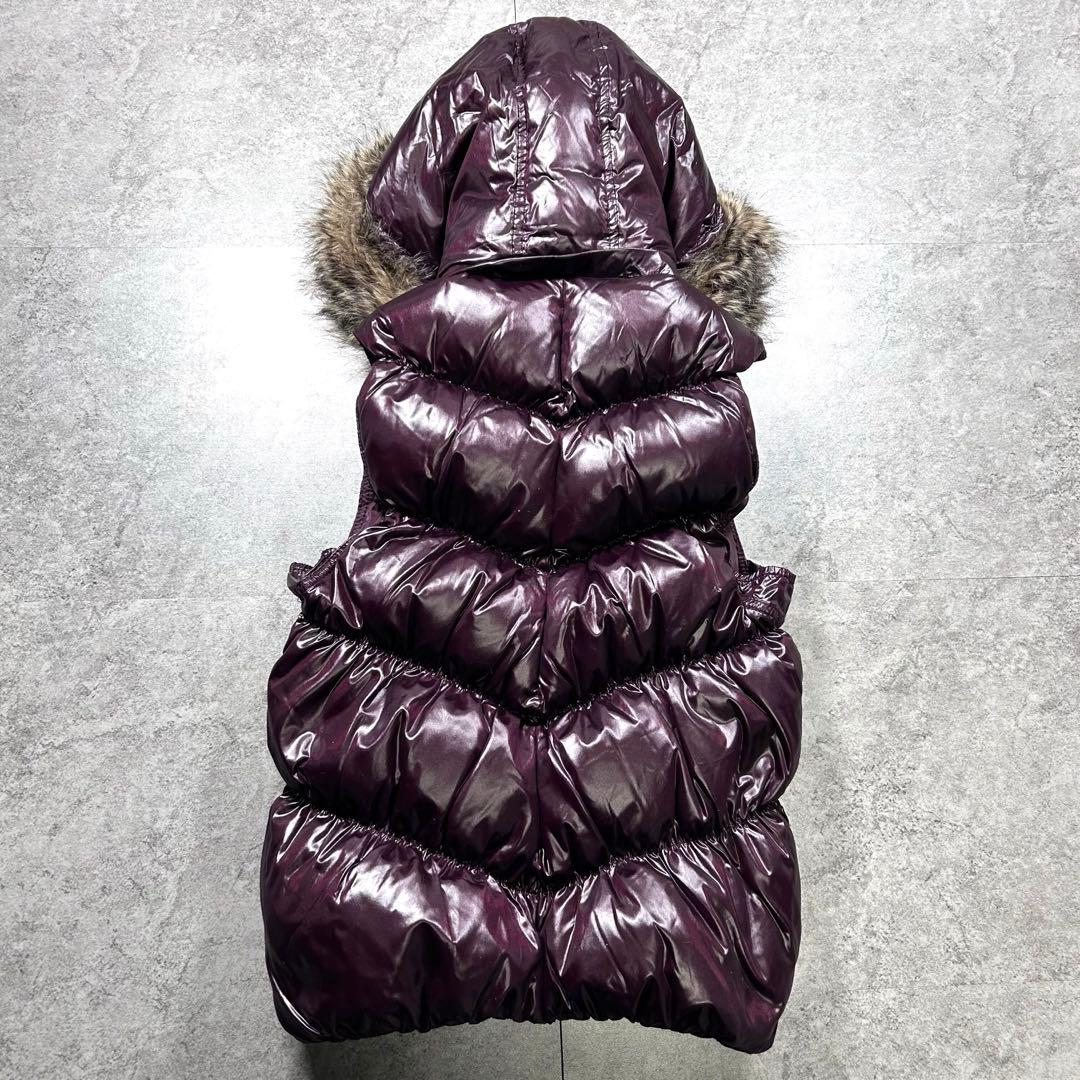 00s【archive】old gap/ファーダウンベスト/Y2K/光沢/お兄系