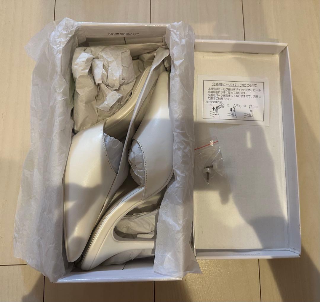 GYDA ポインテッドミュール　ホワイト