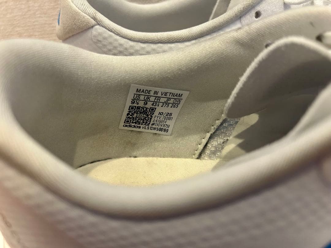 adidas EVO SL WOVEN M 27.5cm ホワイト/ブルー