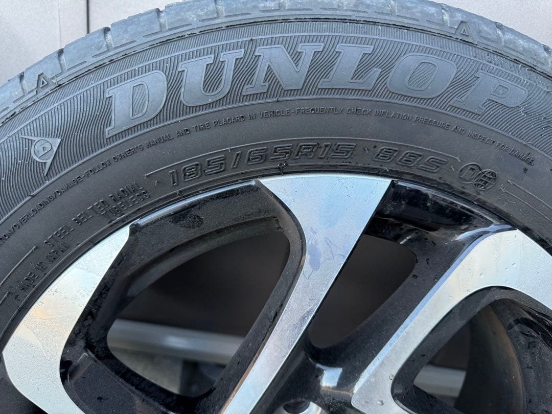 トヨタ シエンタ 10系 純正オプション アルミホイール＆タイヤ 4本セット