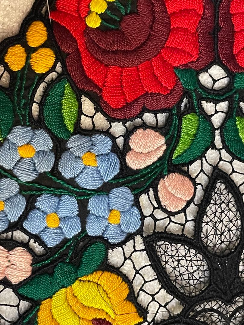 ナミー様用　ハンガリー製　ハンドメイド　カロチャ刺繍　テーブルセンター