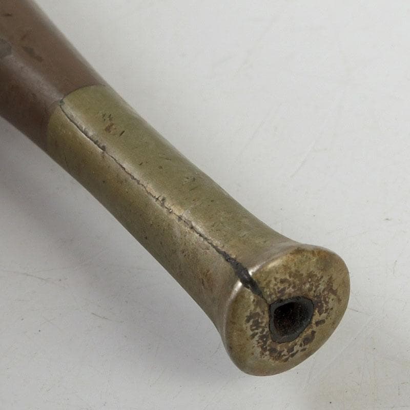 時代提げ物　喫煙具　銅製　村田銘刻印　煙管　キセル　N　9413