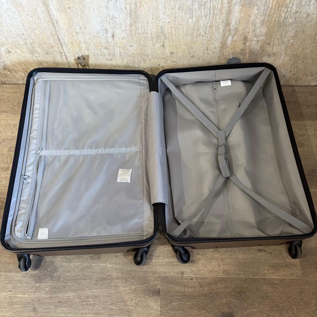 MUJI 無印良品 バーの高さを自由に調節できるストッパー付きキャリー 85L