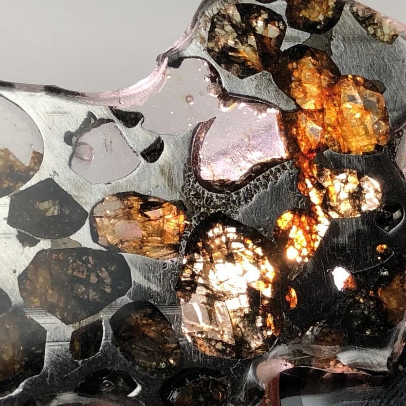 M*0様 隕石 アルタイ隕石　原皮付き　石鉄隕石　パラサイト隕石　２点　重さ42