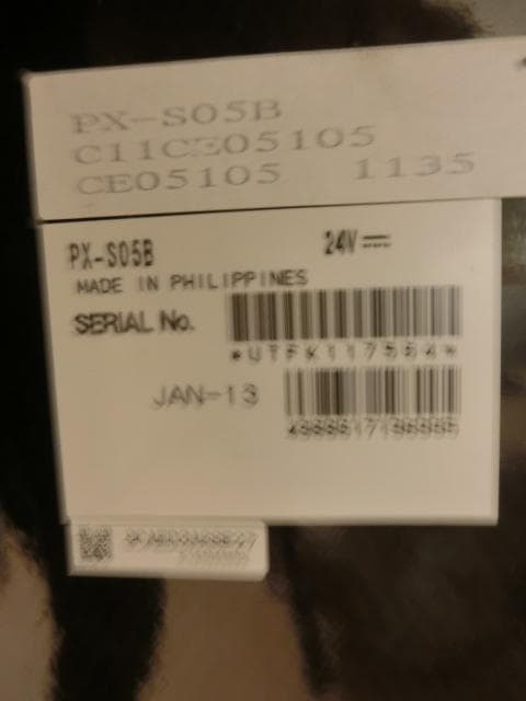 Wi-Fi対応のモバイルプリンター　エプソン　PX-S05B