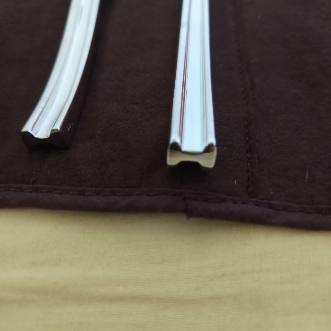 【未使用・箱入り】エルメス　オンド Onde 波　カトラリーセット　全６本