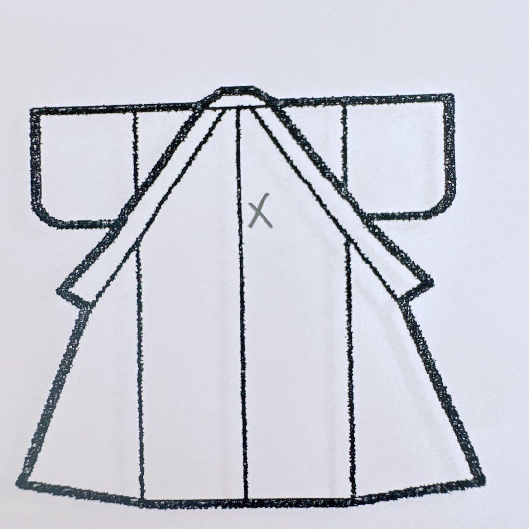 フルセット　七五三　７歳女の子　赤　桜蝶　未使用袋帯　緑地　簡単半衿　7093