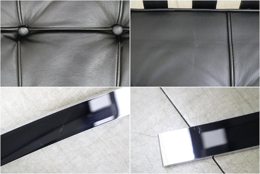 バルセロナチェア 本革 1P 1人掛け ソファ ラウンジ チェア リプロダクト