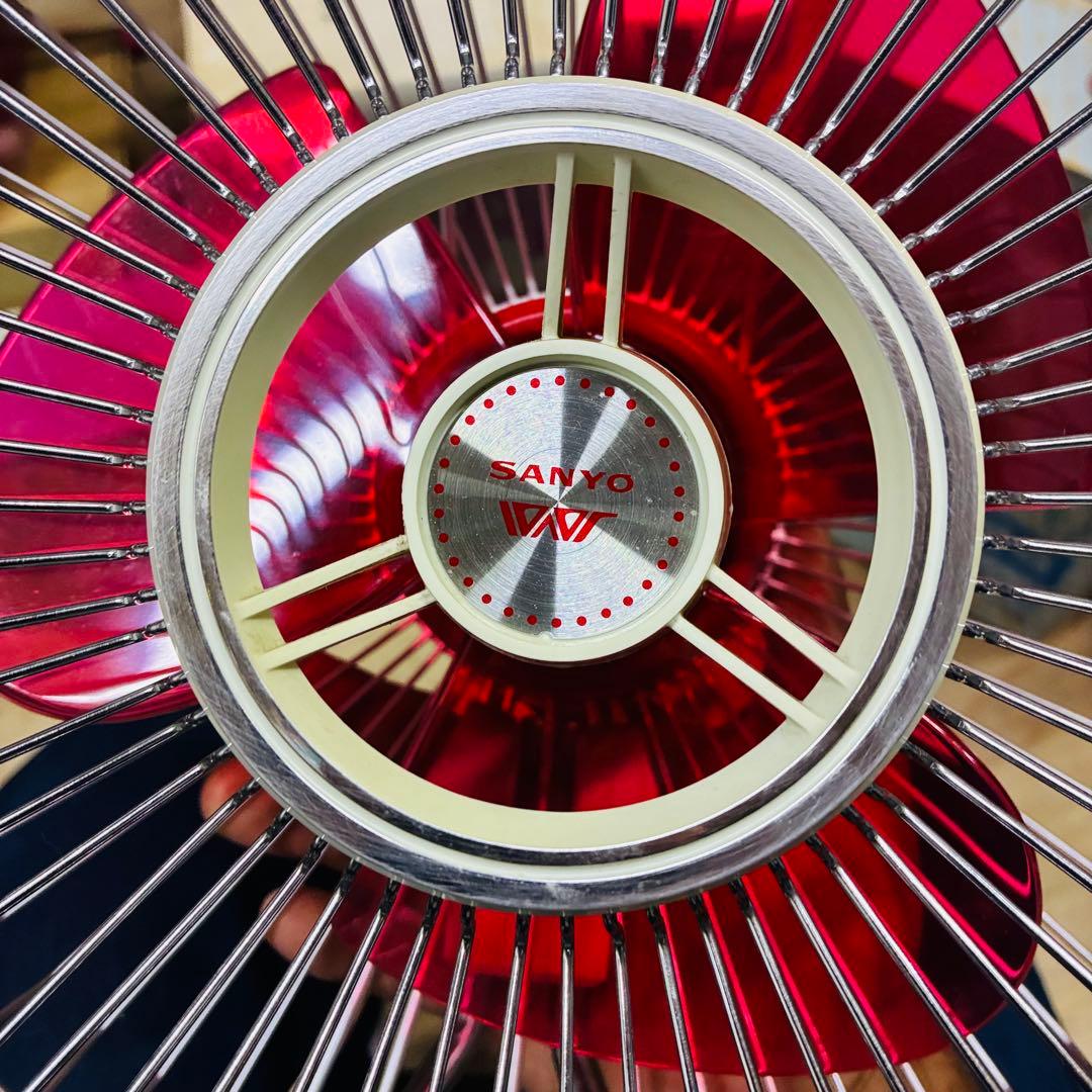 SANYO EF-4EL 20cm 扇風機 元箱付き　昭和レトロ