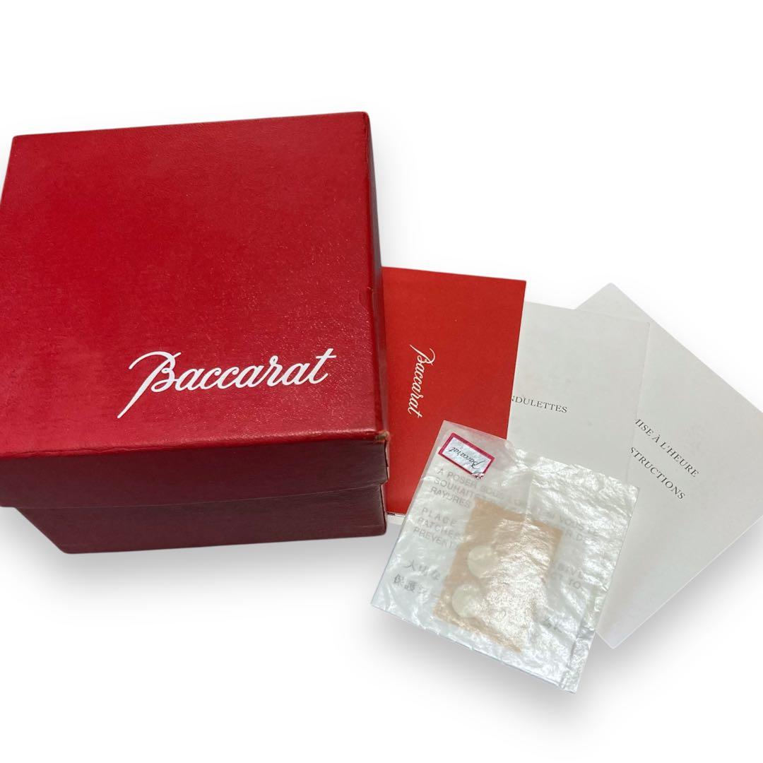 Ⴤ1092ꕤ極美品 Baccarat バカラ 置時計 六角形 オルセー クォーツ