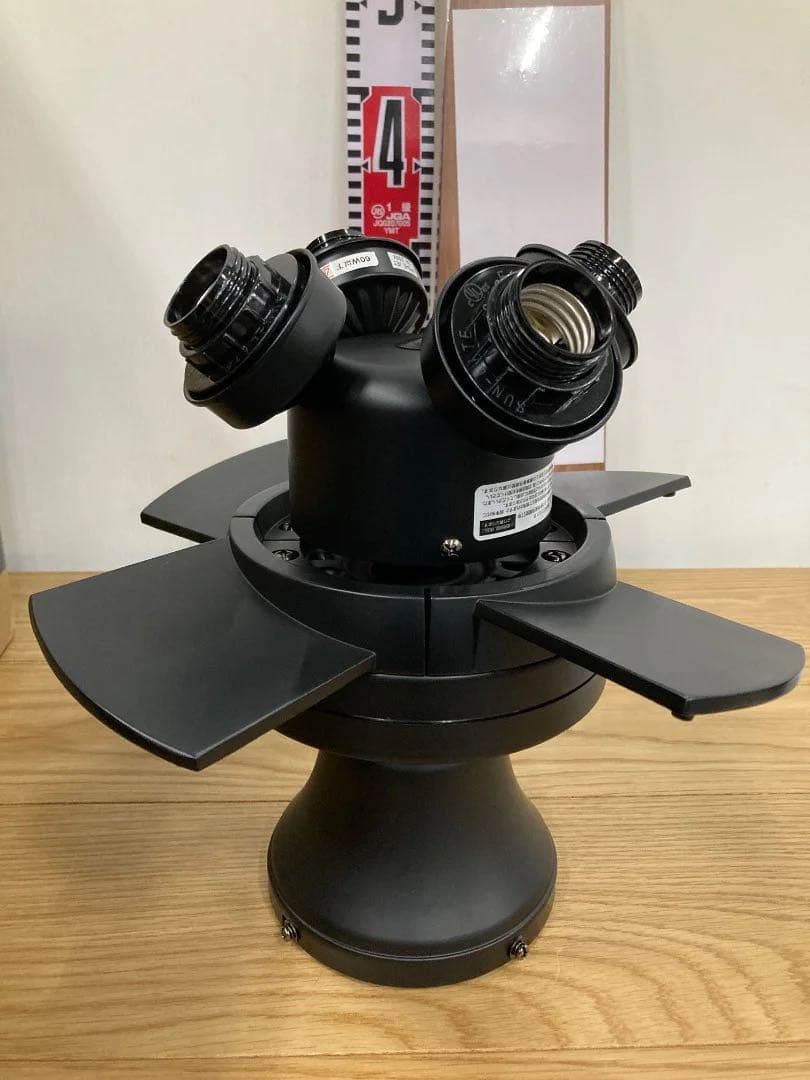 【未使用品】JAVALO ELF シーリングファンライト JE-CF003-BK