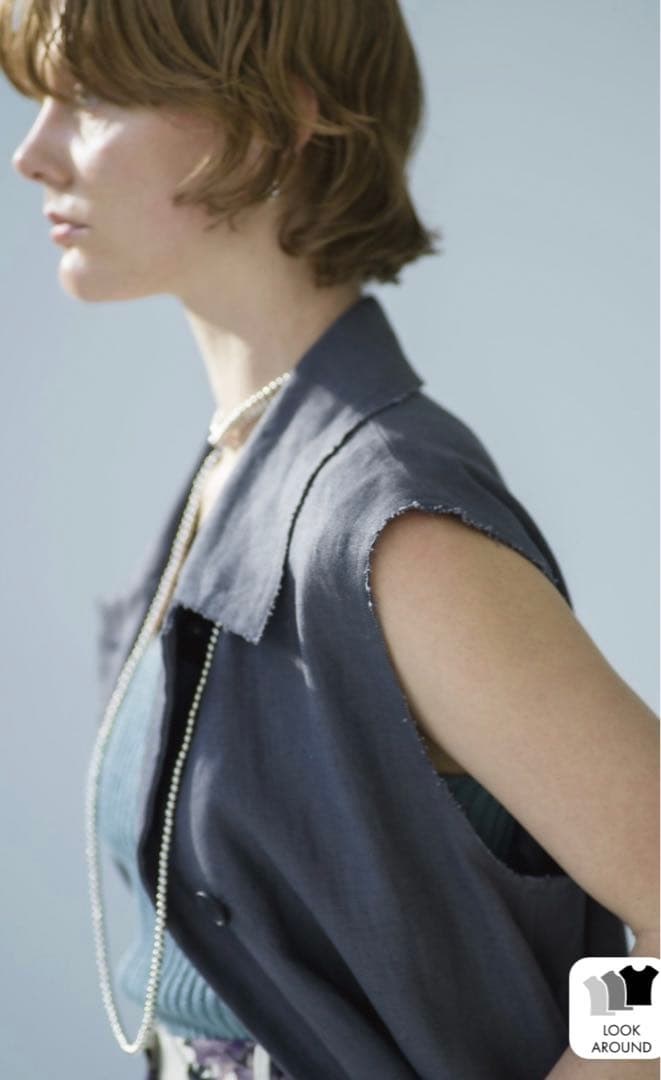 エブール ビスチェ ライトブルー