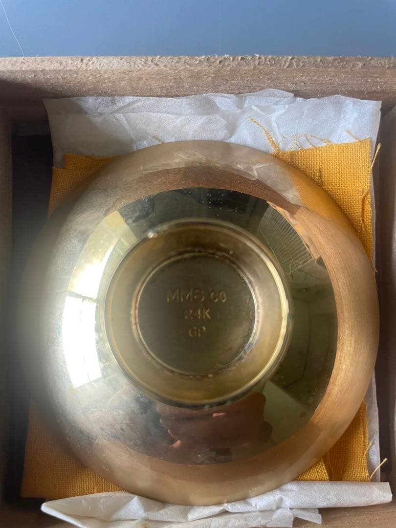 1970年　日本万国博覧会記念メダル金盃　大2小1 菊の御紋入り　蓋は大1のみ