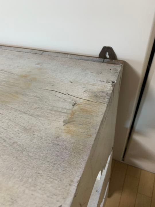 アンティーク　ウォールラック　シャビー　ホワイト　棚 壁掛け