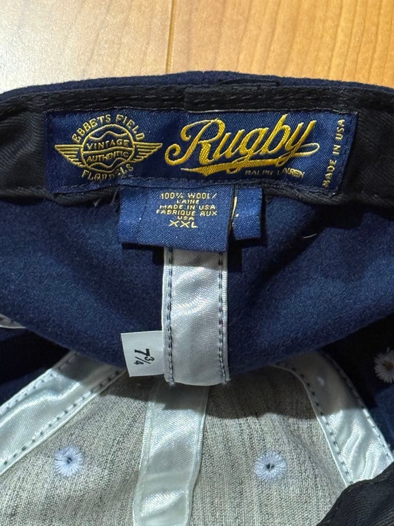 kh希少 Rugby Ebbets Field cap polo