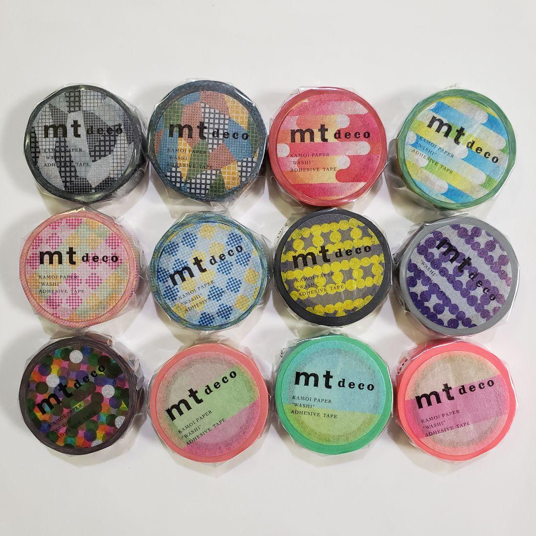 mt deco　マスキングテープ　12巻セット(1)　カモ井