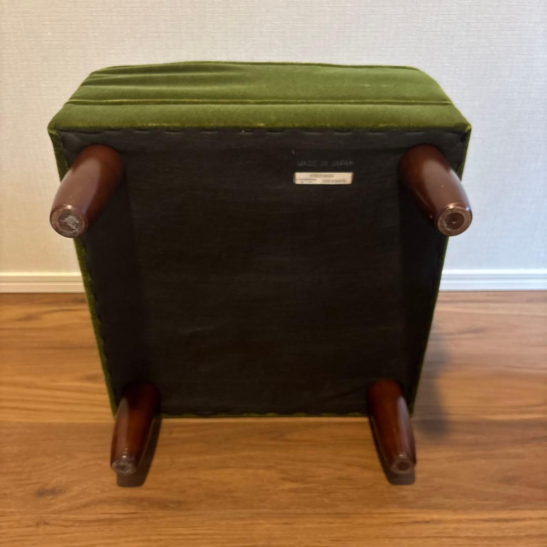 【カリモク60】オットマン モケットグリーン karimoku