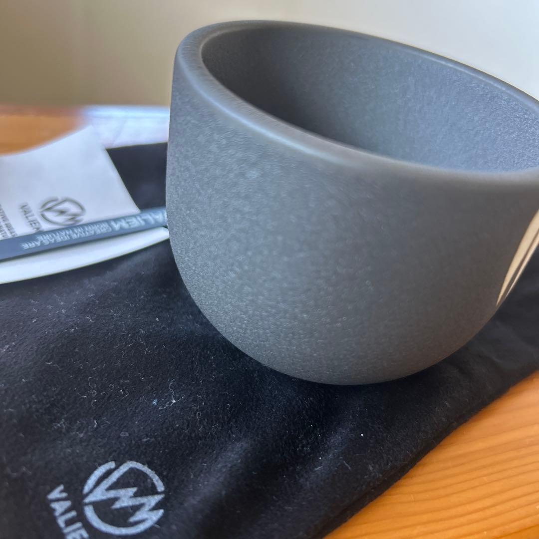 た*く様 VALIEM グレー 陶器製植木鉢 青坊主　xsサイズ