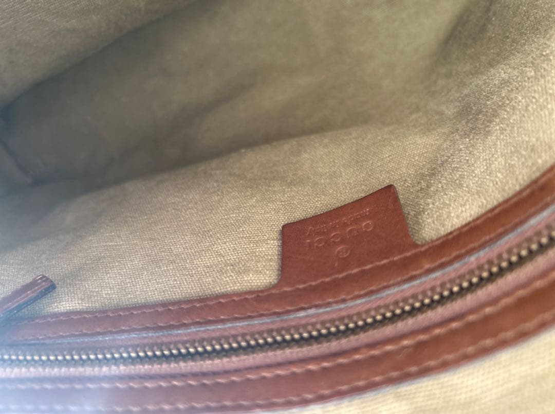 【美品】GUCCI グッチ バンブー トムフォード期 レザー ハンドバッグ　ロゴ