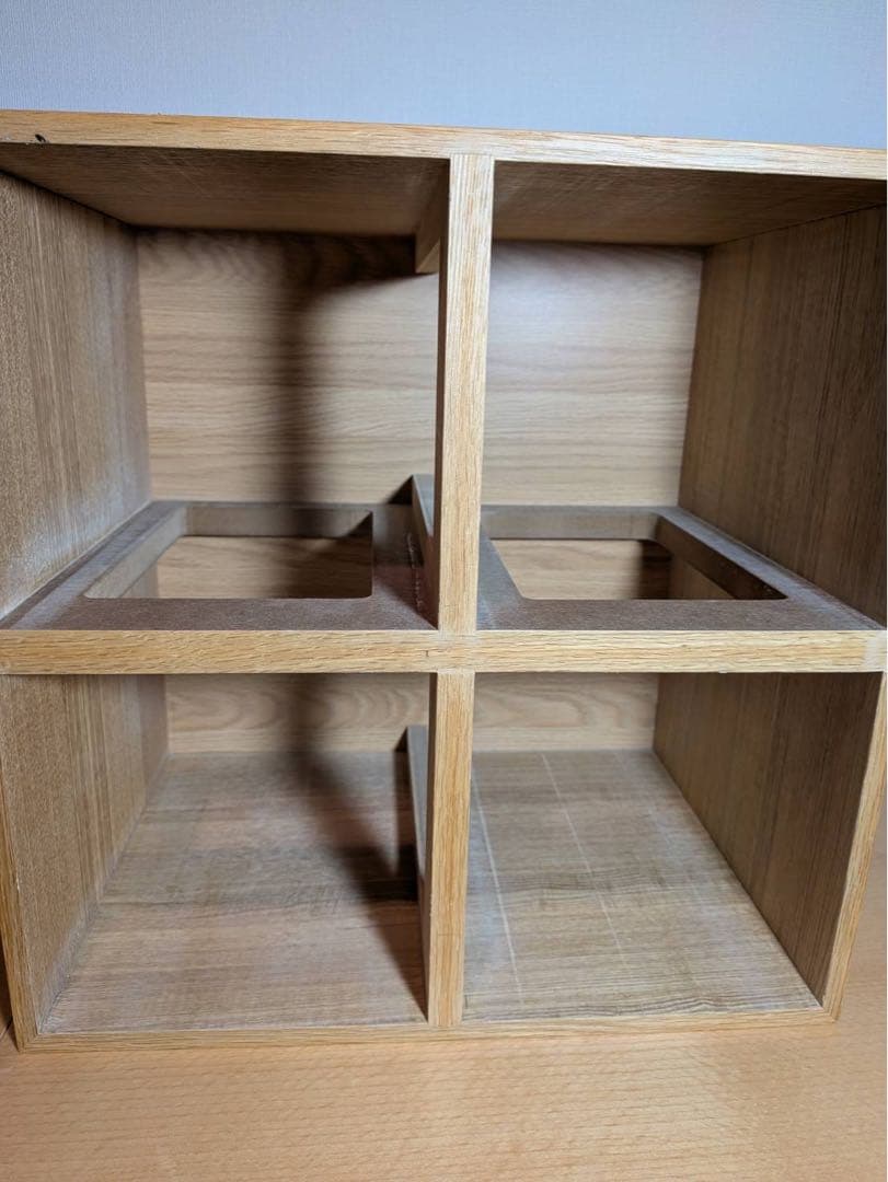 ■送料込■無印 スタッキングチェスト インサート 引出オークボックス収納MUJI