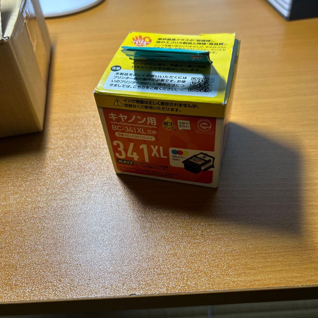 純正Canon BC-340XL BC-341XL 5個　非純正1個