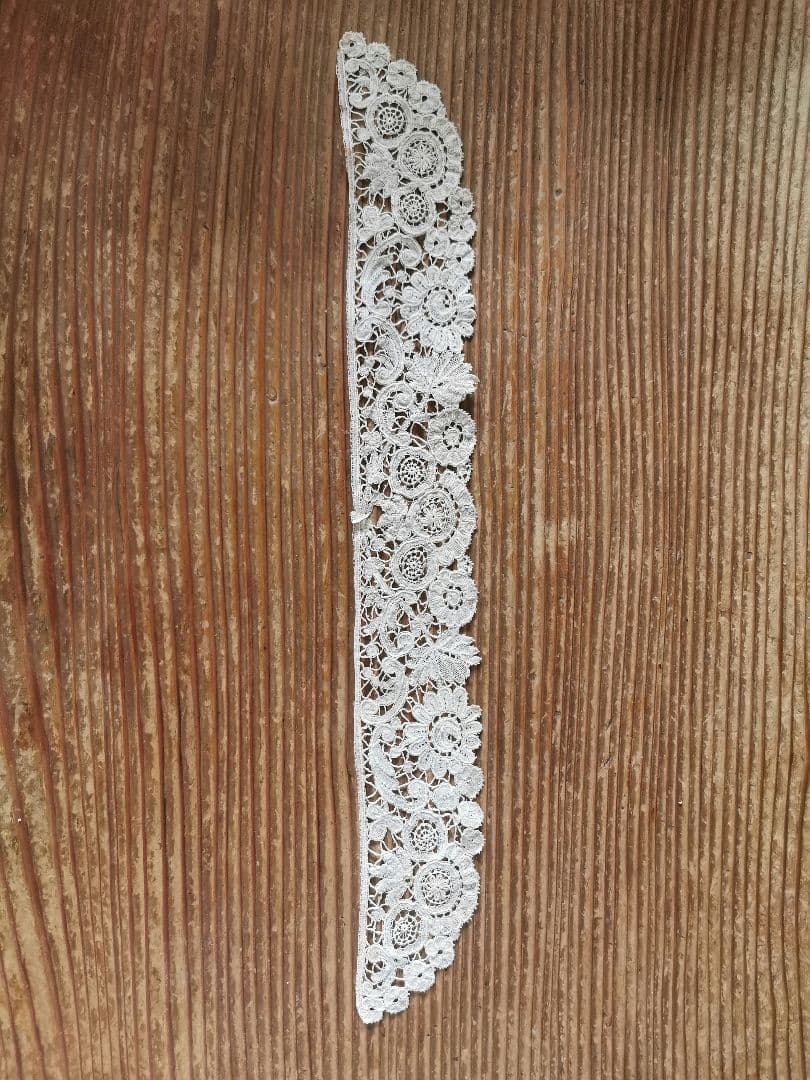 アンティーク ポワンドローズ ロゼッタ ボビン＆ニードルワークレース 付け襟